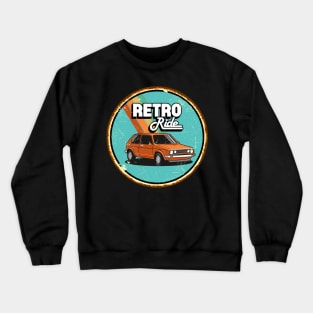 Retro Vintage Automotive Tin Sign Crewneck Sweatshirt